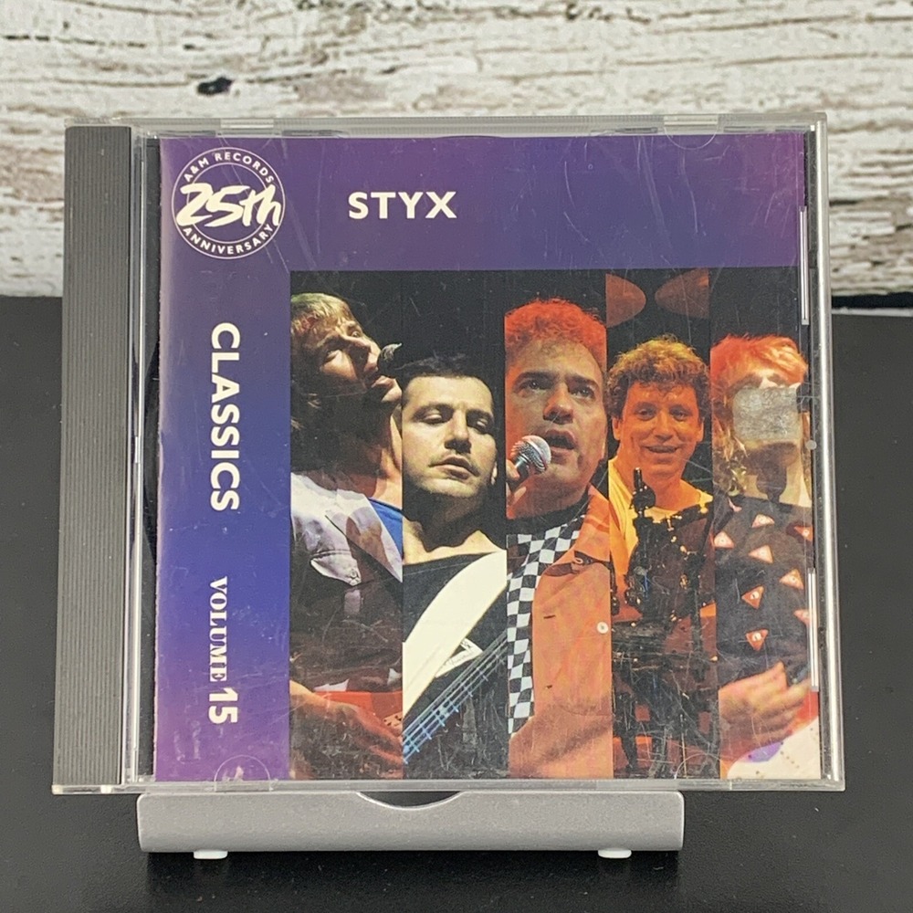 Styx - Classics, Vol. 15 (CD 1990) A&M Records 25th Anniversary CD Compilation